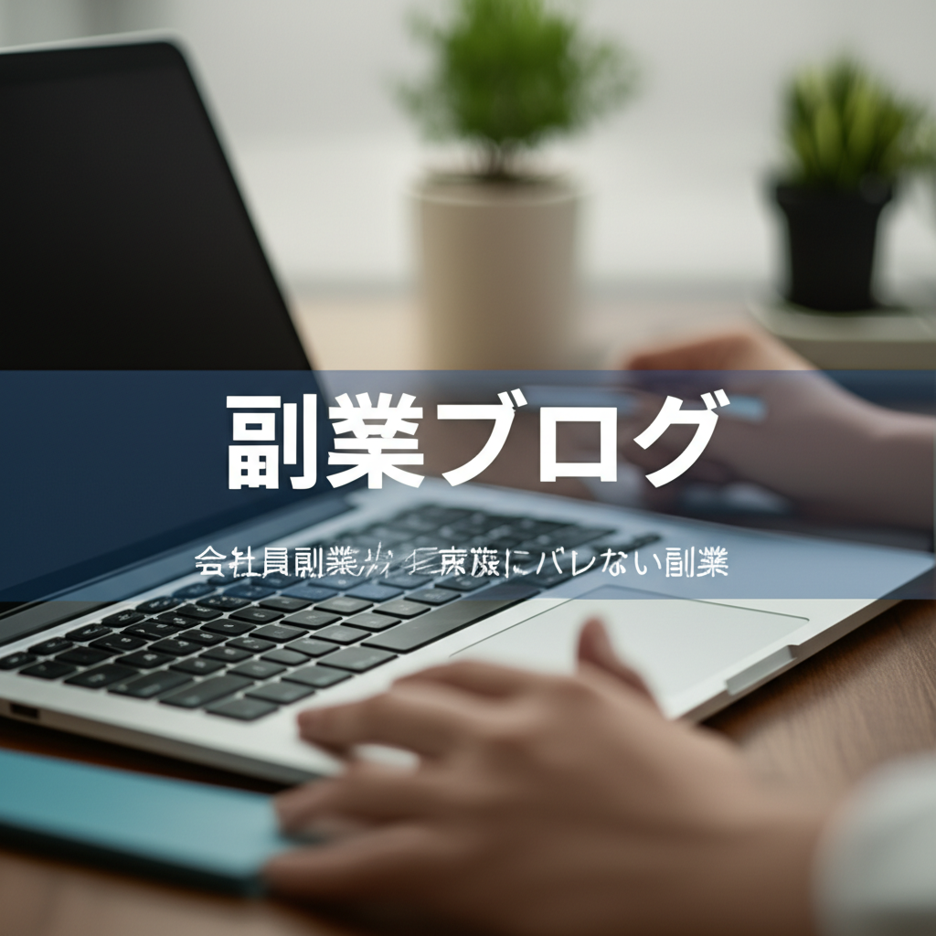 【月5万円狙い】家族にバレない副業ブログの始め方｜会社員でもできる完全ガイド